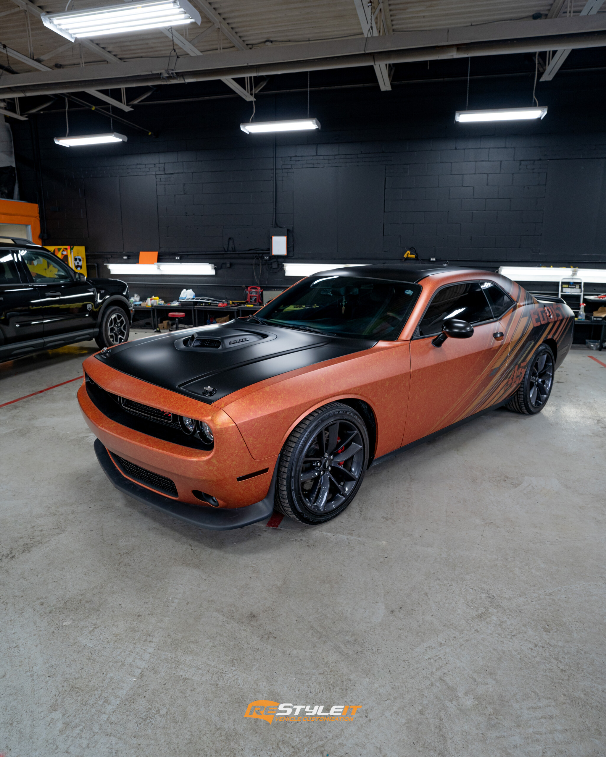 Revving Up the WOW Factor: Igniting Automotive Brilliance with the Phenomenal Dodge Challenger Shaker Transformation at Restyle It