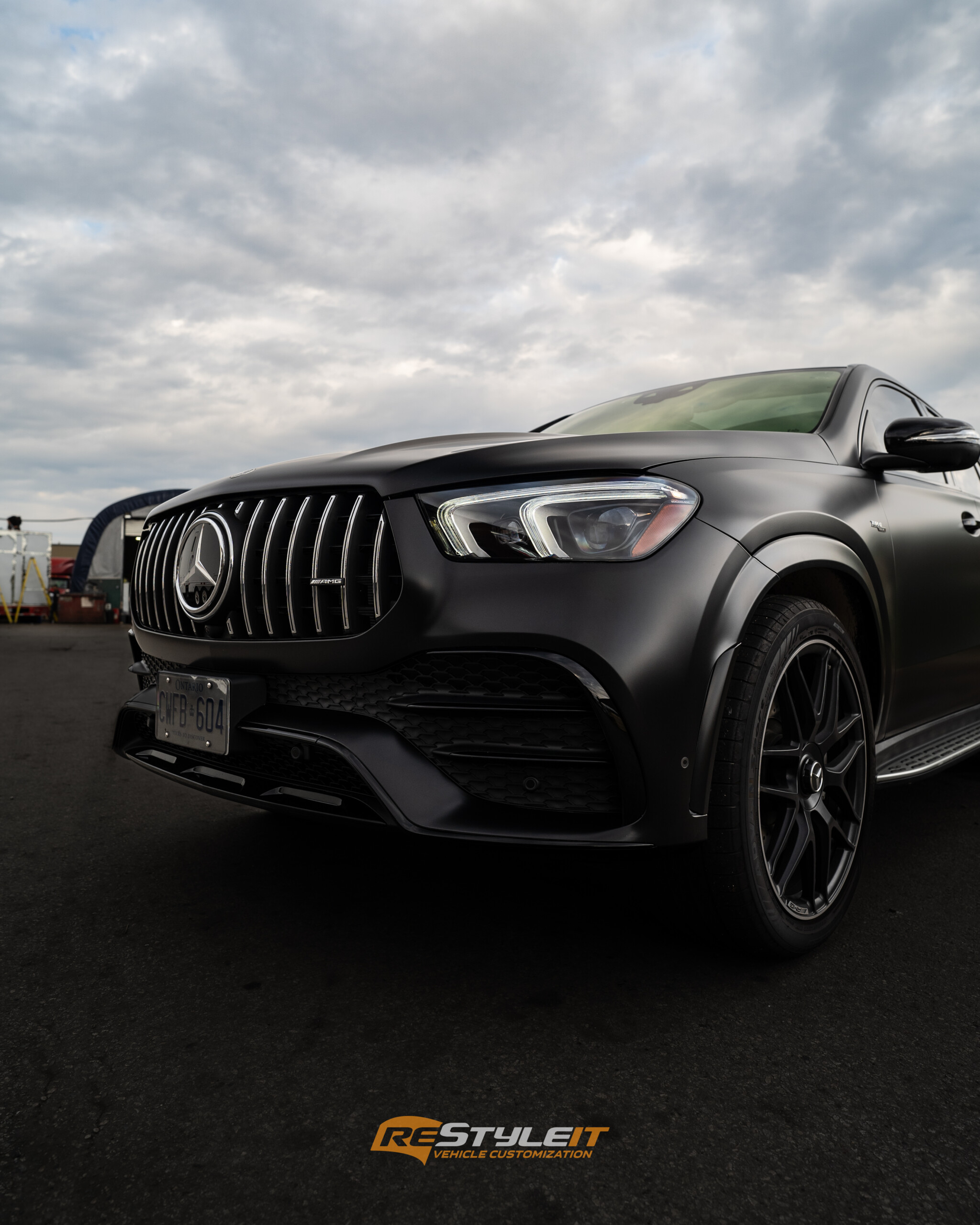Embrace the Allure of Elegance: Discover the Captivating Matte PPF Makeover for the 2022 AMG GLE53