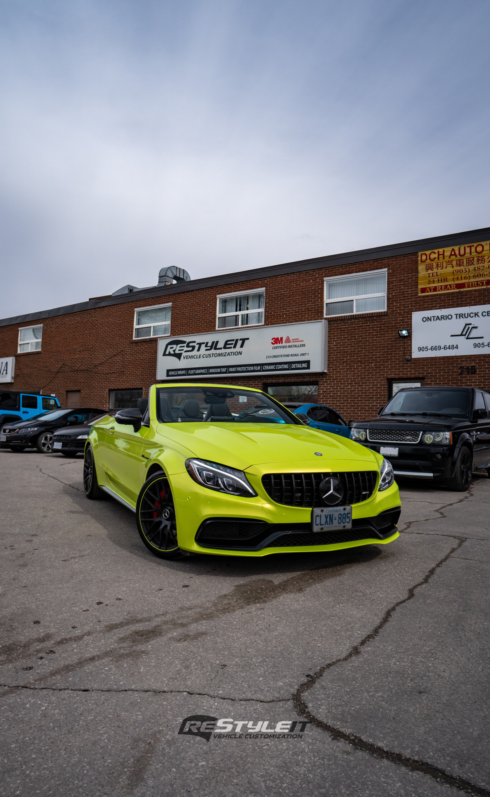 Electrifying Brilliance: Unleashing the AMG C63 Coupe's Bold Transformation in Striking Neon Green